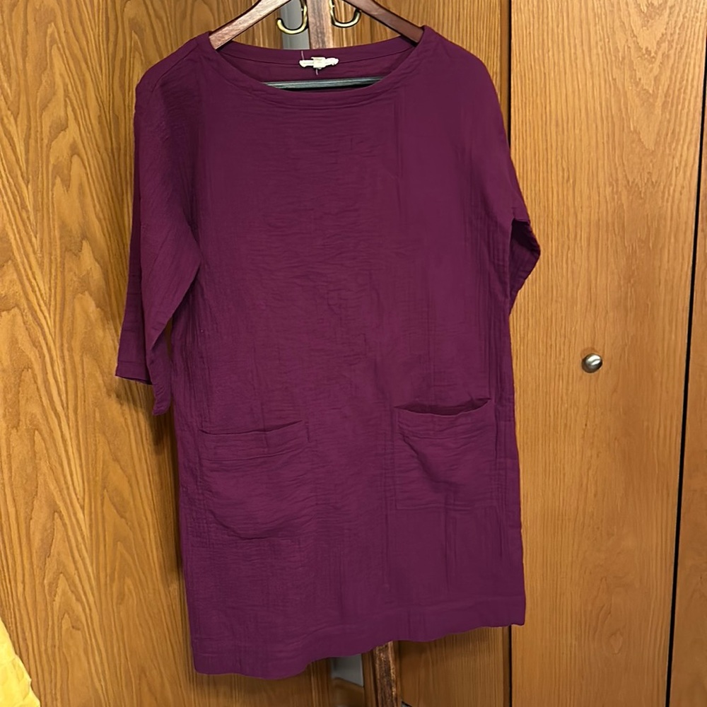 Eileen Fisher Purple Dress